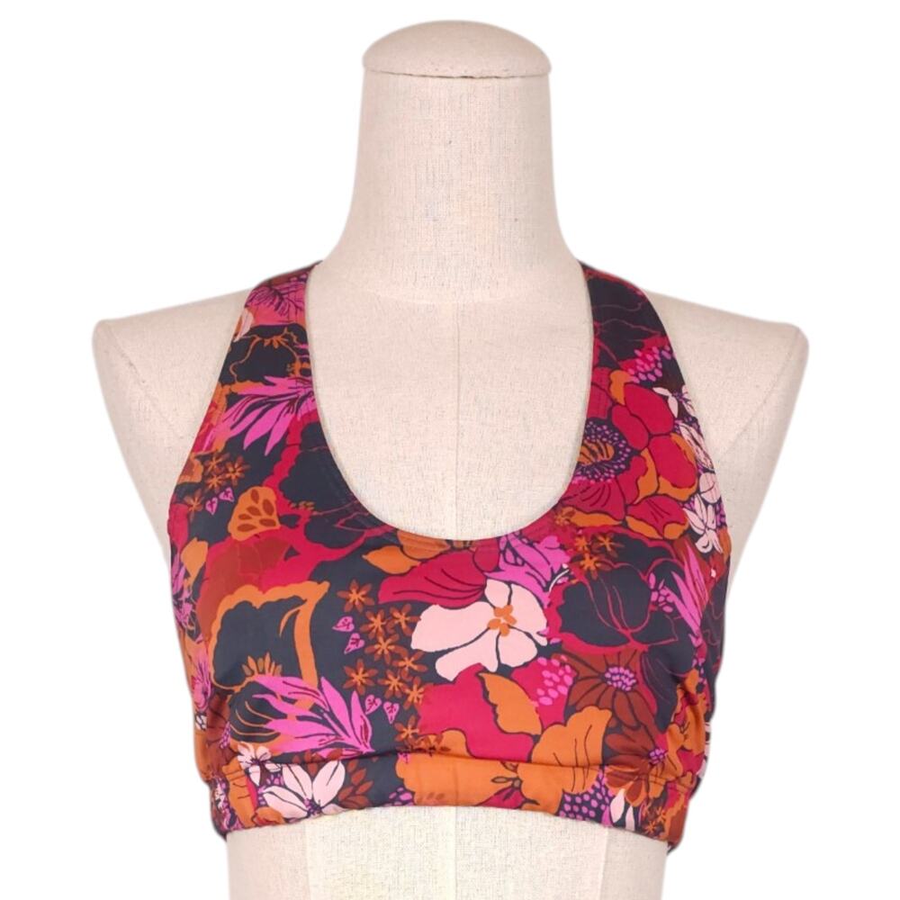 FP Movement Free Love Floral Sports Bra Sz Small